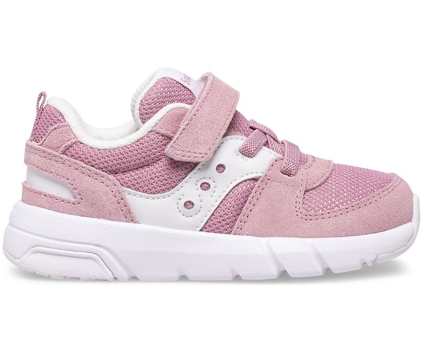 Kids' Saucony Jazz Lite 2.0 Sneakers Pink / White | Singapore 873GSOL